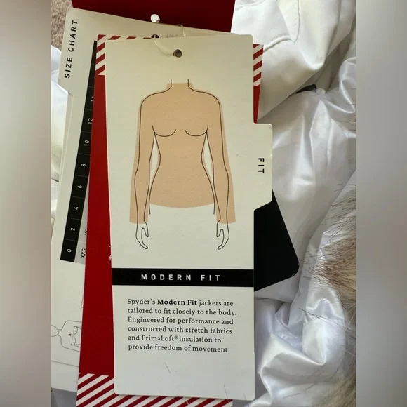 Spyder Women's Falline GTX Infinium Down Jacket - Defrost Collegiate - Picture 14 of 15